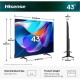 TV UHD HISENSE 43A6S SMART 4K